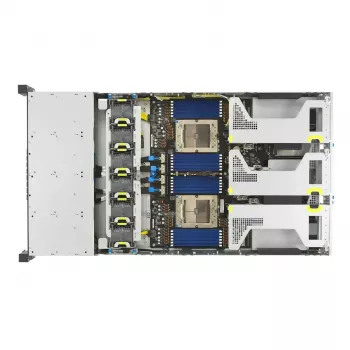 Serveri riiuliplatvorm ASUS RS720A-E13-RS24G 2U AMD, 24x 2,5-tollist pesa, 2x SP5 protsessorit, 24 DIMM DDR5, max 3 TB, Aspeed AST2600
