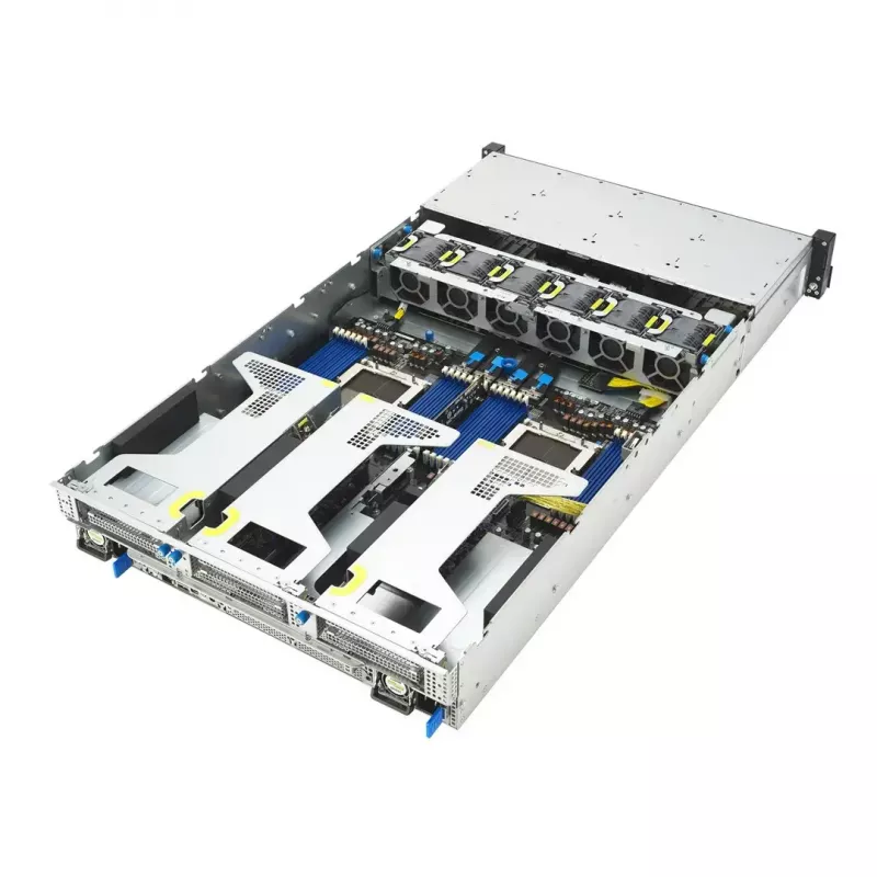 Serveri riiuliplatvorm ASUS RS720A-E13-RS24G 2U AMD, 24x 2,5-tollist pesa, 2x SP5 protsessorit, 24 DIMM DDR5, max 3 TB, Aspeed AST2600