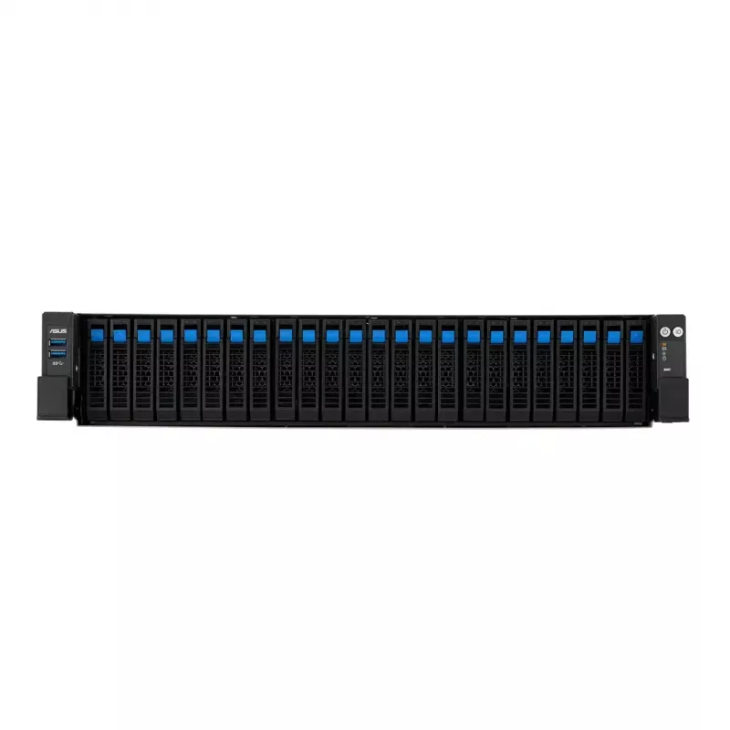 Serveri riiuliplatvorm ASUS RS720A-E13-RS24G 2U AMD, 24x 2,5-tollist pesa, 2x SP5 protsessorit, 24 DIMM DDR5, max 3 TB, Aspeed AST2600