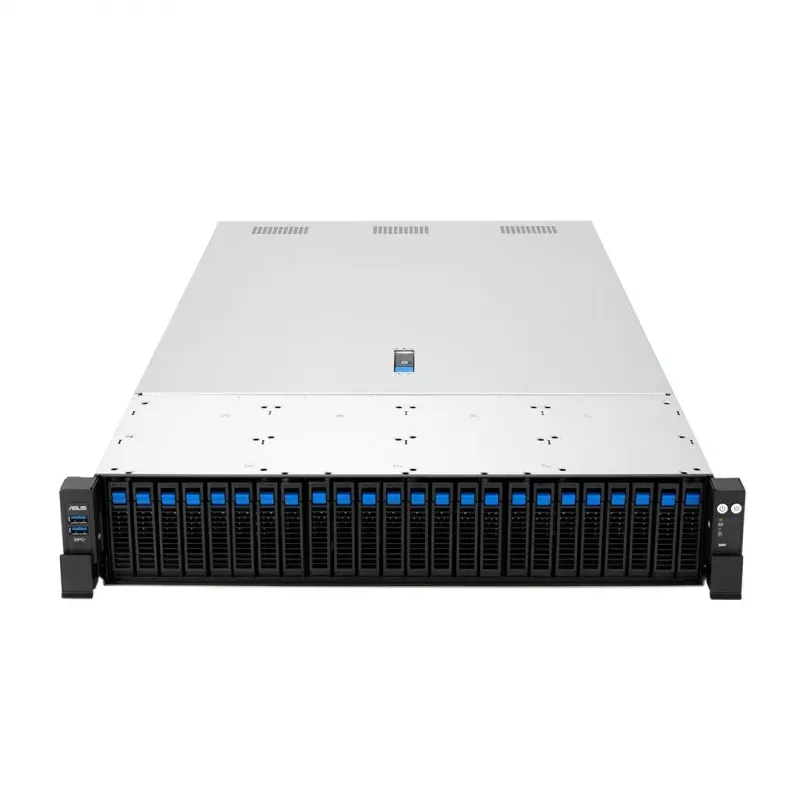 Serveri riiuliplatvorm ASUS RS720A-E13-RS24G 2U AMD, 24x 2,5-tollist pesa, 2x SP5 protsessorit, 24 DIMM DDR5, max 3 TB, Aspeed AST2600
