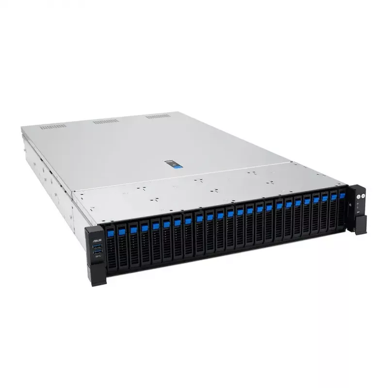Serveri riiuliplatvorm ASUS RS720A-E13-RS24G 2U AMD, 24x 2,5-tollist pesa, 2x SP5 protsessorit, 24 DIMM DDR5, max 3 TB, Aspeed AST2600