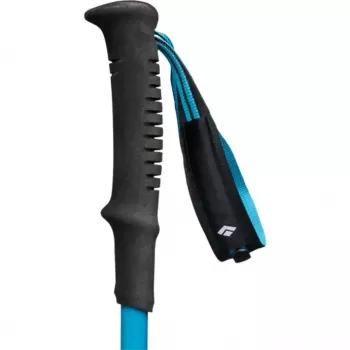 Matkakepid Must Diamond Distance Carbon Z — süsinikust kokkupandavad kepid, 110 cm, 3 sektsiooni, 264 g
