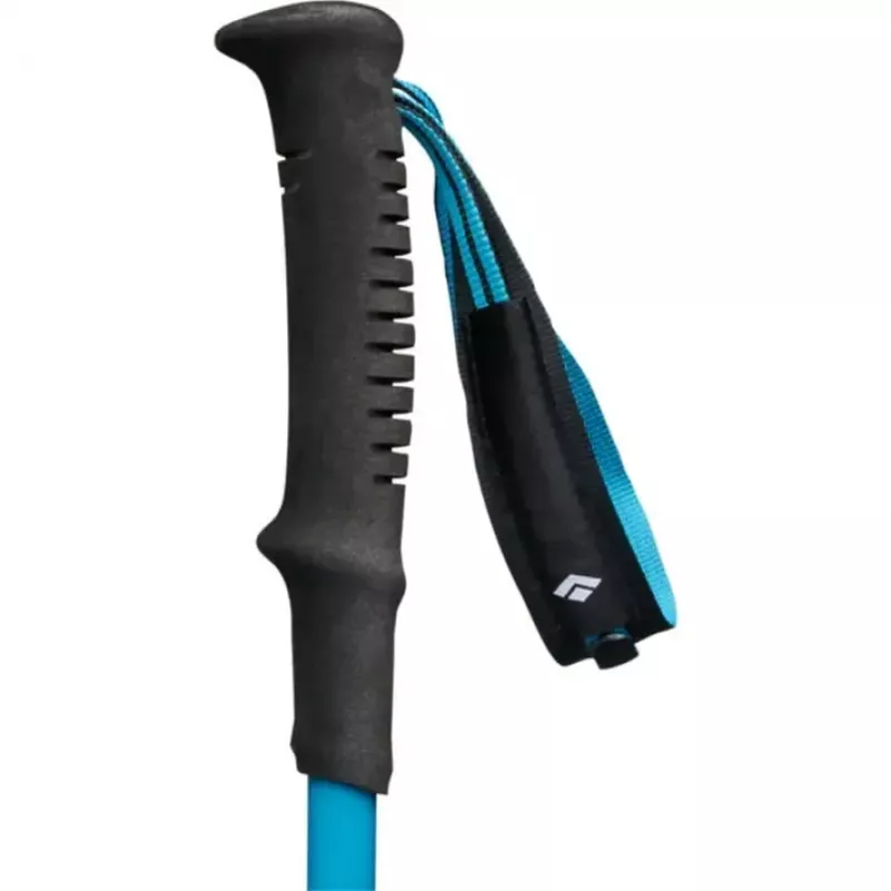 Matkakepid Must Diamond Distance Carbon Z — süsinikust kokkupandavad kepid, 110 cm, 3 sektsiooni, 264 g