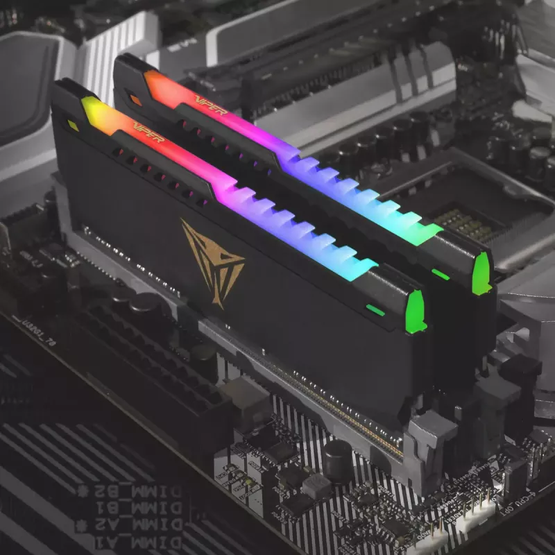 PATRIOT Viper Steel RGB DDR4 32GB (2x16GB) 3200MHz 288-pin DIMM, 44mm kõrgus
