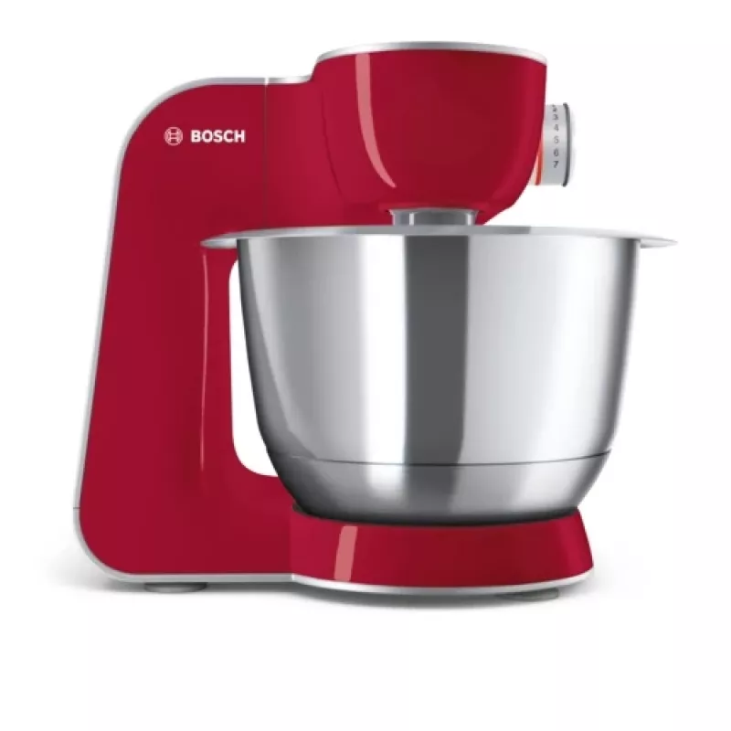 Bosch MUM58720 köögikombain 1000 W 3.9 L Hall, Punane, Roostevaba teras