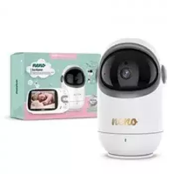 Beebimonitor neno Berkano traadita vastuvõtja – 1-kaamera traadita beebimonitori vastuvõtja, 1280×720 LCD, 1200 mAh aku, USB‑C, pan 310°/tilt 0–46°, ulatus 260 m
