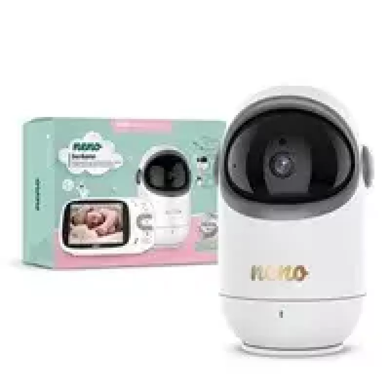 Beebimonitor neno Berkano traadita vastuvõtja – 1-kaamera traadita beebimonitori vastuvõtja, 1280×720 LCD, 1200 mAh aku, USB‑C, pan 310°/tilt 0–46°, ulatus 260 m