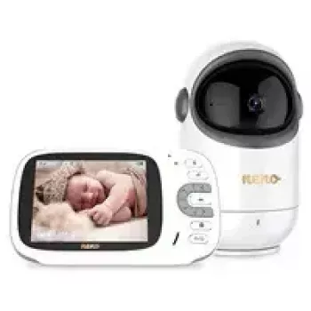 Beebimonitor neno Berkano traadita vastuvõtja – 1-kaamera traadita beebimonitori vastuvõtja, 1280×720 LCD, 1200 mAh aku, USB‑C, pan 310°/tilt 0–46°, ulatus 260 m