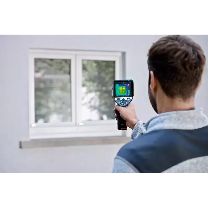 Bosch GTC 600 C müraekvivalentne temperatuuride erinevus (NETD) IR must, sinine 256 x 192 pikslit sisseehitatud ekraan LCD