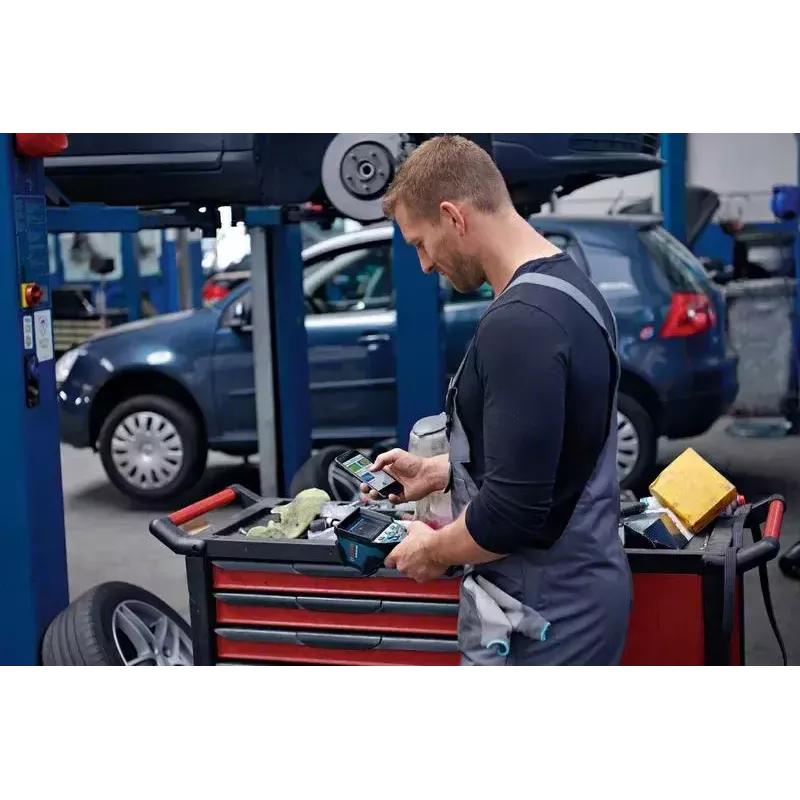 Bosch GTC 600 C müraekvivalentne temperatuuride erinevus (NETD) IR must, sinine 256 x 192 pikslit sisseehitatud ekraan LCD