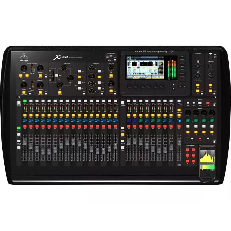 Behringer X32 helimikser 40 kanalit 10 - 22000 Hz Must