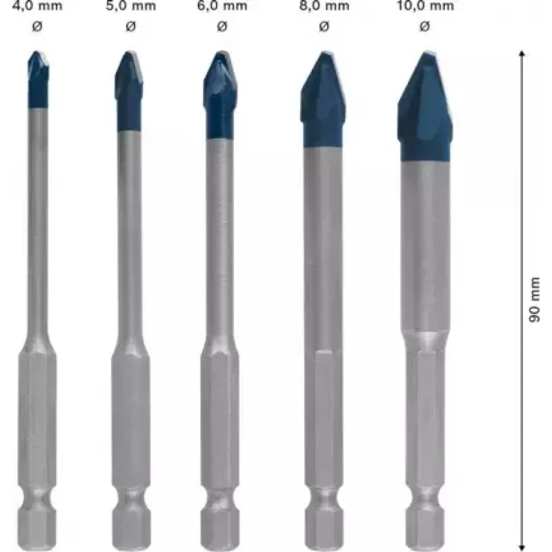 Bosch Expert 2 608 900 597 puuritera Puuriterade komplekt 5 tk
