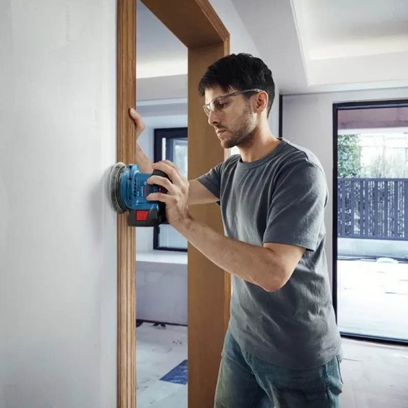 Bosch GEX 185-LI Professional ekstsentrilihvija 10000 OPM sinine