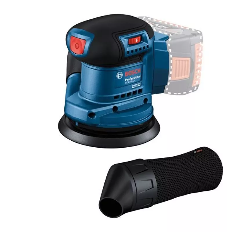 Bosch GEX 185-LI Professional ekstsentrilihvija 10000 OPM sinine
