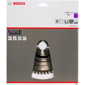 Bosch Multi Material ringlõiketerad, alumiinium, 21 cm, Bosch, 235 g, 1 tk