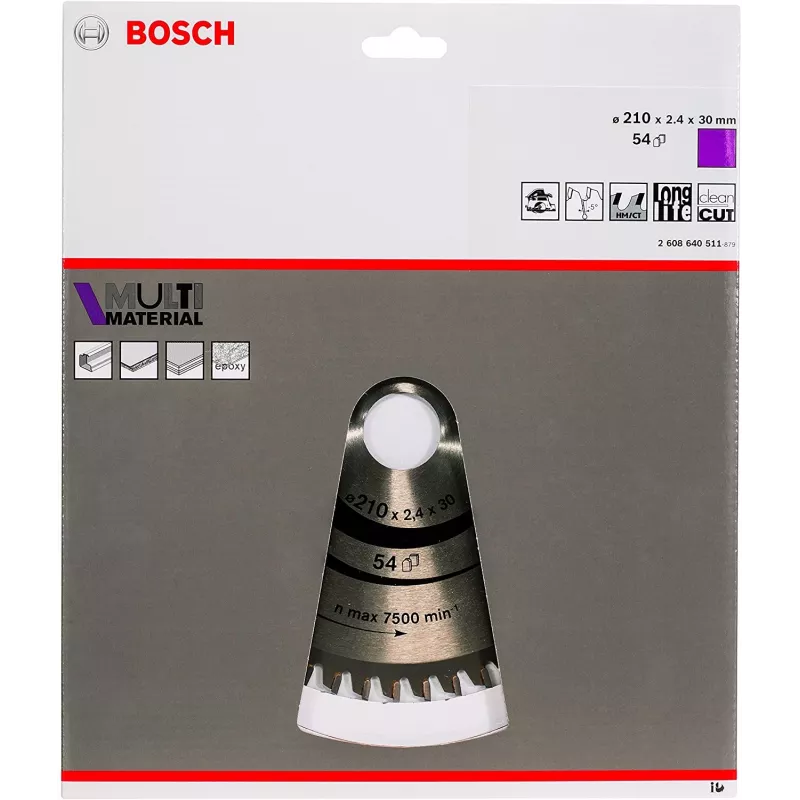 Bosch Multi Material ringlõiketerad, alumiinium, 21 cm, Bosch, 235 g, 1 tk