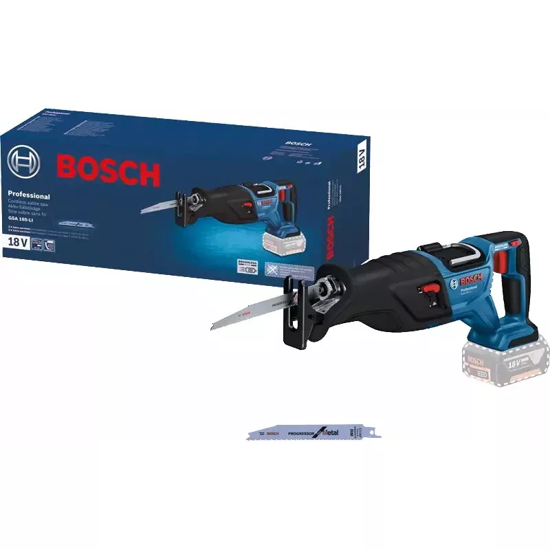 Tikksaag Bosch GSA 185-LI Brushless 2900 lööki/min Must