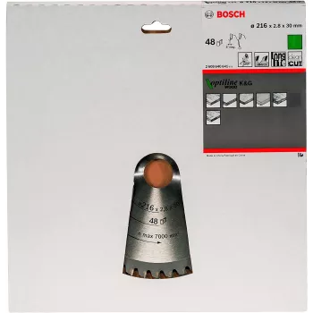Bosch Optiline Wood ketassaed, puit, 30.5 cm, Bosch, 640 g, 1 tk