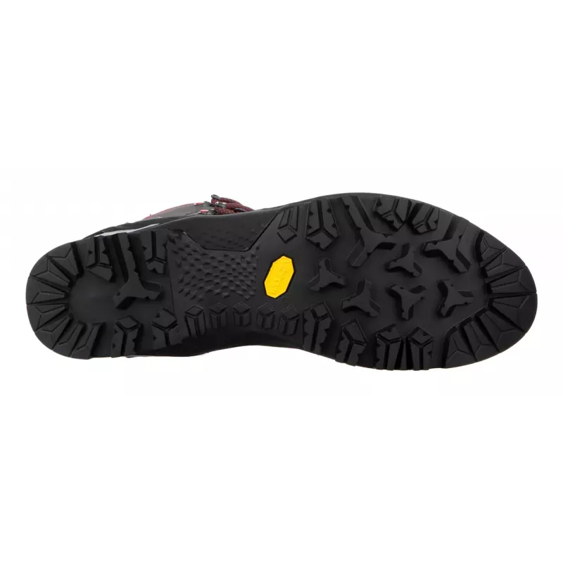 Salewa MTN Trainer Mid GTX meessoost täiskasvanutele süsi-hall punane nahk seemisnahk Vibram