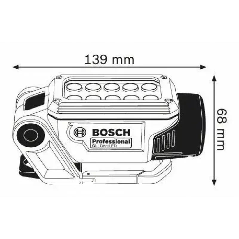 Bosch GLI DeciLED Professional sinine, hall LED