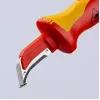 Utility Knife Knipex 98 55 SB Red kollane Fixed Blade