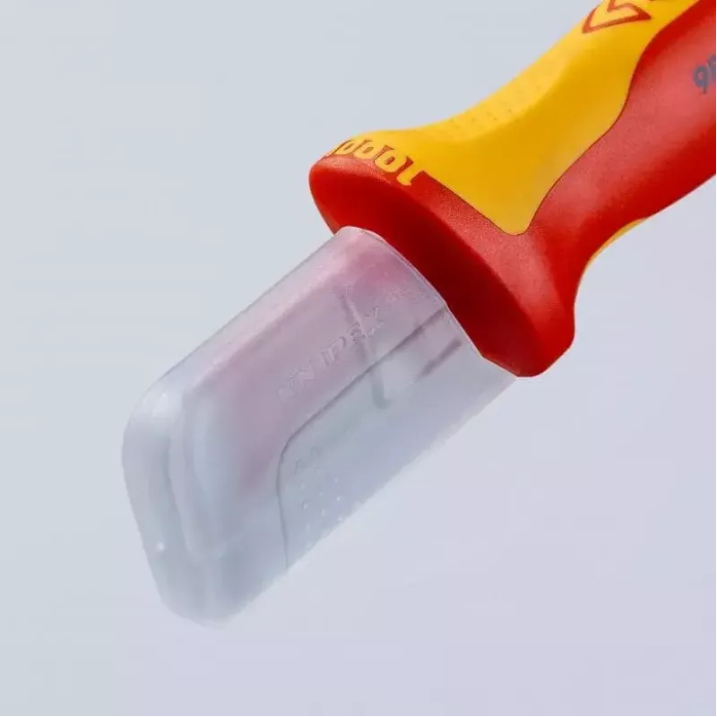 Utility Knife Knipex 98 55 SB Red kollane Fixed Blade