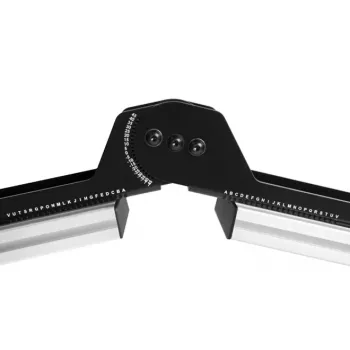 Nurga reguleerimise ühendus B-Tech BT8390 45° pööramine Must