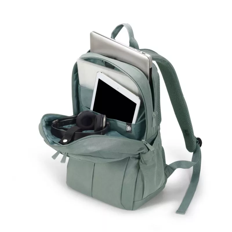 DICOTA Eco Backpack Scale - 13-15.6tolline sülearvutiseljakott - Hall / 600d taaskasutatud PET