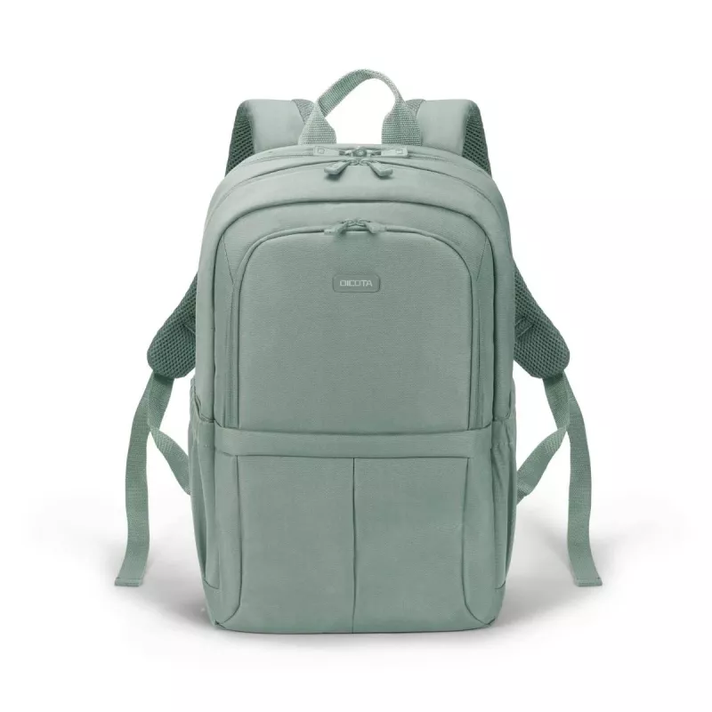 DICOTA Eco Backpack Scale - 13-15.6tolline sülearvutiseljakott - Hall / 600d taaskasutatud PET