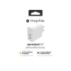 mophie Accessories-Wall Adapter-USB-C-PD-DUAL-67W-GAN-Valge-EU (2xUSBC)