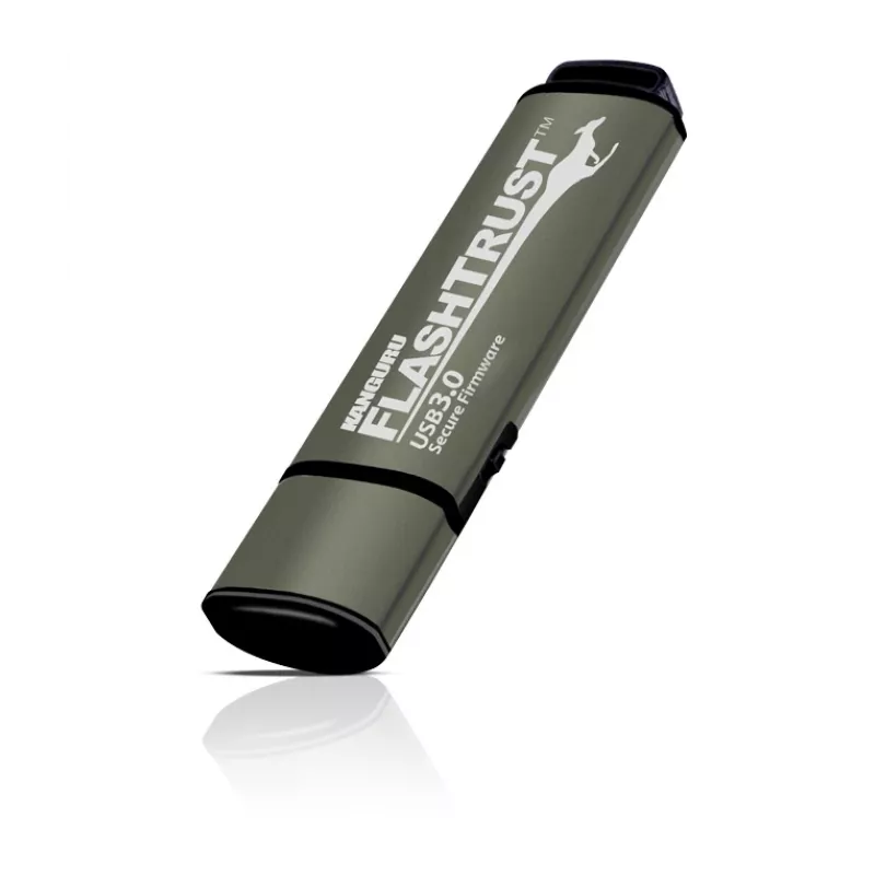 Kanguru FlashTrust™ USB 3.0 32GB |Secure Flash Drive| Secure Firmware | Physical Write Protect Switch |Protects Against BadUSB | Compliance with NIST requirements for implementation