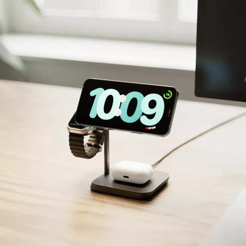 ZENS Office Charger Pro 3 Must Juhtmevaba Kiirlaadimine Sise AC