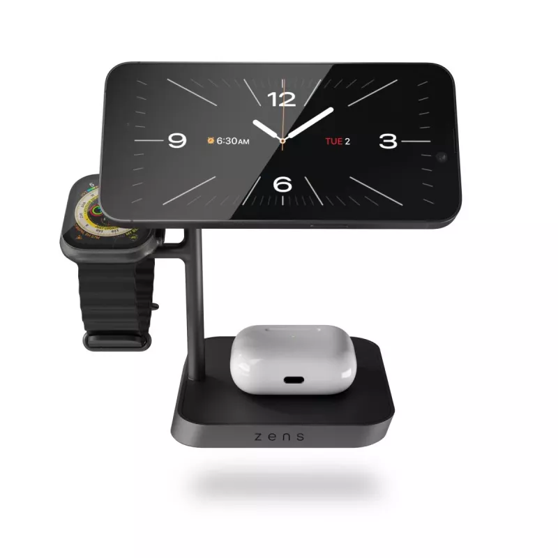 ZENS Office Charger Pro 3 Must Juhtmevaba Kiirlaadimine Sise AC