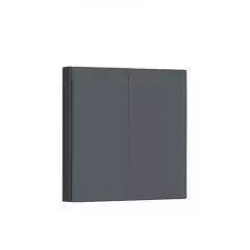 AQARA Smart Wall Switch H1 EU (ilma neutraalita, topeltklahv) (WS-EUK02-G), hall - Zigbee seinlüliti topeltreleega