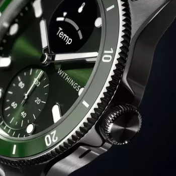 Nutikell Withings ScanWatch Nova, roostevaba teras