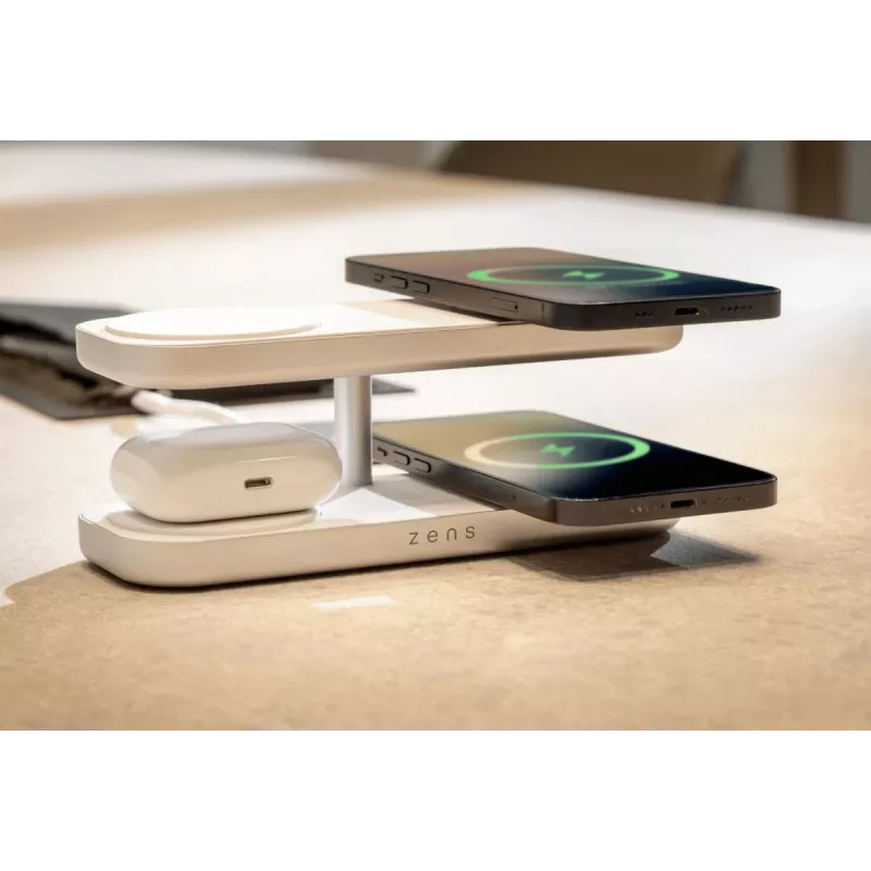 ZENS Quattro Wireless Charger Pro 4 Valge