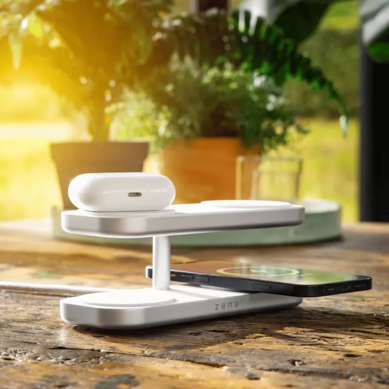 ZENS Quattro Wireless Charger Pro 4 Valge