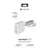 mophie Accessories-seinalaadija-USB-C-PD-HUB-120W-GAN-valge-EU(3xUSBC + 1xUSBA)