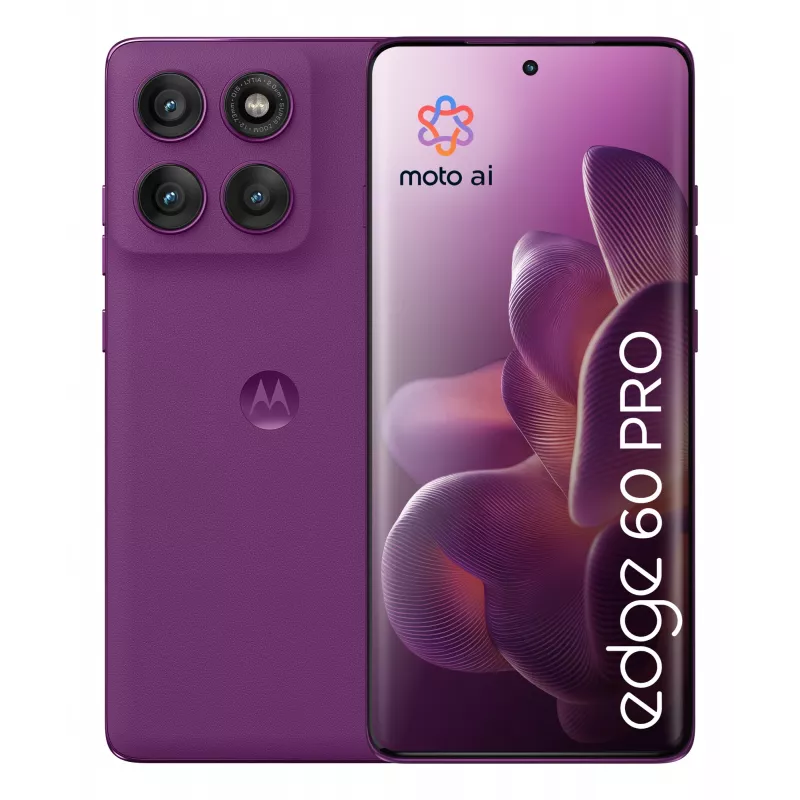 Motorola edge 60 pro 16.9 cm (6.67 tolli) Dual SIM Android 15 5G USB Type-C 12 GB 512 GB 6000 mAh Lilla