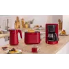 Röster Bosch TAT2M124 — 2 viilu 950 W, punane, saia tsentreerimine, sulatus, tõstuk