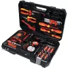 Mehaanikariistakomplekt Yato YT-39009 — 68-osaline komplekt, 1/4-tolline ajam, must kohver
