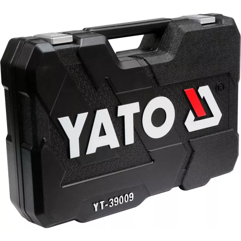 Mehaanikariistakomplekt Yato YT-39009 — 68-osaline komplekt, 1/4-tolline ajam, must kohver