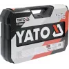 Mehaanikariistakomplekt Yato YT-39009 — 68-osaline komplekt, 1/4-tolline ajam, must kohver