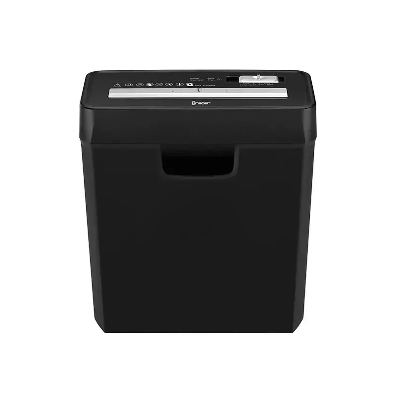 Purustaja TRACER Edge10L ristlõikega, 10-lehe mahutavus, 6 mm lõige, 10 L mahuti, must