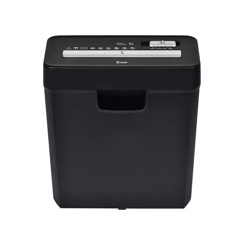 Purustaja TRACER Edge10L ristlõikega, 10-lehe mahutavus, 6 mm lõige, 10 L mahuti, must
