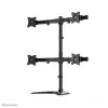 Neomounts NM-D335D4Must Monitorialus 10-27 tolli, Klamber/Vabaltseisev/Läbiviiguga, 8 kg, 25,4 cm (10 tolli), 68,6 cm (27 tolli), 100 x 100 mm, Must