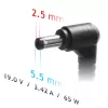 AKYGA sülearvuti toiteadapter - 19V/3.42A, 65W võimsus ja 5.5 x 2.5 mm pistik