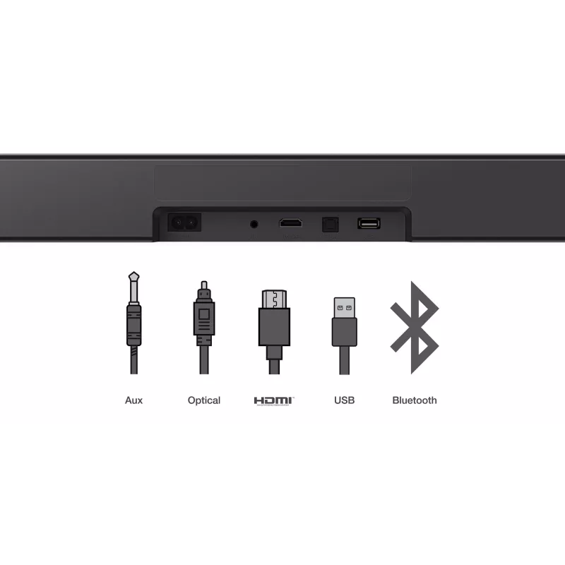 TCL S S45H Class 2.0 kanaliga heliriba Dolby Atmose, DTS Virtual:X ja Bluetooth-muusika voogedastusega