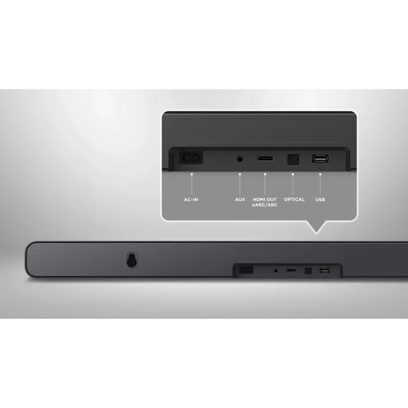 TCL S S45H Class 2.0 kanaliga heliriba Dolby Atmose, DTS Virtual:X ja Bluetooth-muusika voogedastusega