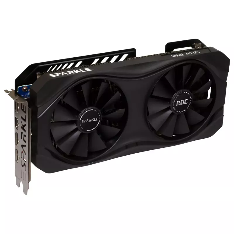 Graafikakaart Sparkle SA770R-16GOC — Intel Arc A770 ROC, 16 GB GDDR6, PCIe 4.0, 281×131×51 mm